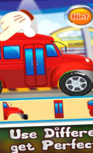 Construtor ônibus escolar - É aprender aplicativo divertido 2