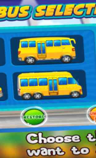 Construtor ônibus escolar - É aprender aplicativo divertido 4