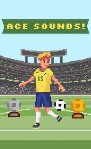 Super Futebol – Campeão do Mundo Jogo de Futebol de Toques de 8 Bits 4