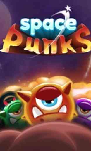 Space Punks-Invaders O Jogo Puzzle de Observação 1