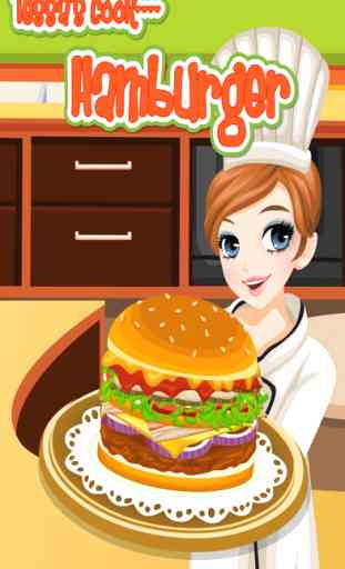 Tessa’s Hamburger - aprender a fazer suas hamburguer neste jogo de culinária para crianças 1
