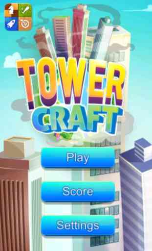 Tower Craft Free - O melhor torre Fun construir jogos para meninos, meninas e crianças - um fresco engraçado 3D Jogos Grátis - céu casa construção Física, empilhamento App 1
