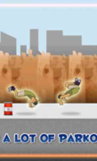 Urban Stylish Runner Free - Uma pitada de aventura correr fuga Lite jogo de arcade - a melhor diversão viciante prazo interminável de aplicativos para Crianças e adolescentes - Cool Jogos pulando engraçado 3D - Addictive Multiplayer Apps 3