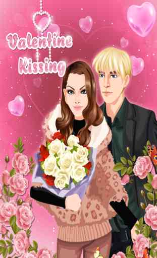 Valentine Kissing –  Beijar jogo para as meninas no amor no dia dos namorados 1