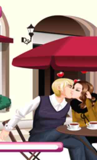 Valentine Kissing –  Beijar jogo para as meninas no amor no dia dos namorados 3