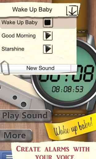 Wake Up Babe - Alarm Clock - gravar sua voz favorito como um alarme personalizado 1