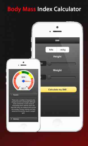 Calculadora de IMC (Índice de Massa Corporal) - calcule o seu peso saudável para sua dieta ou treinamento 3